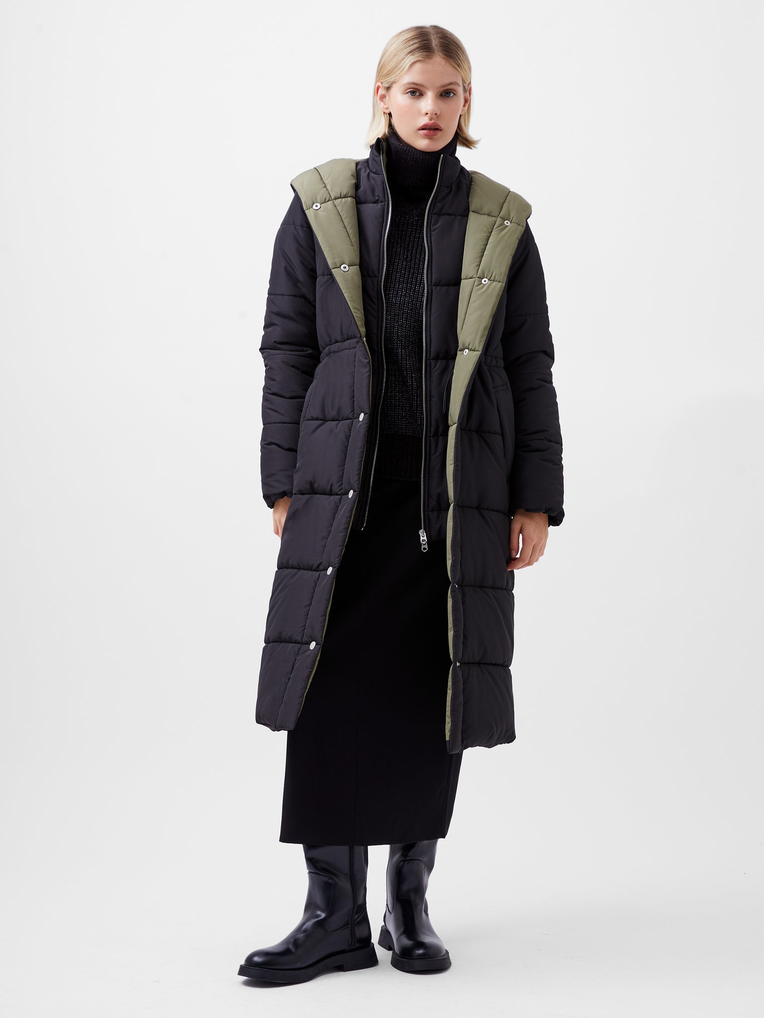 Auden Double Front Puffer Coat | French Connection