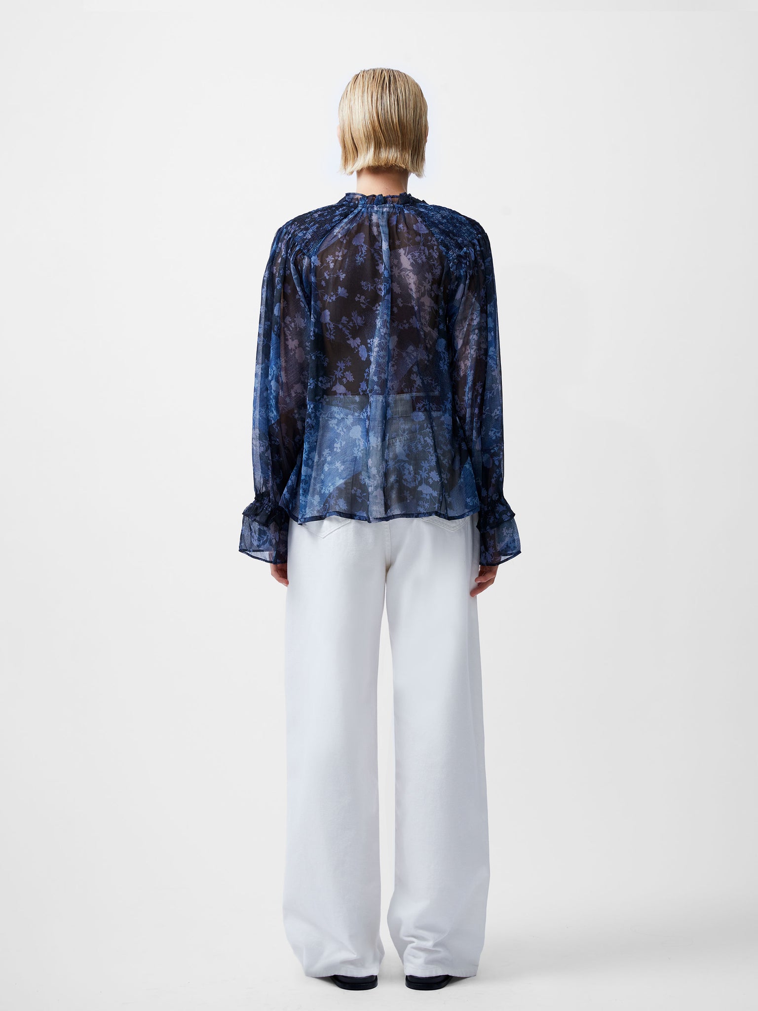 Dawn Recycled Hallie Crinkle Blouse | French Connection