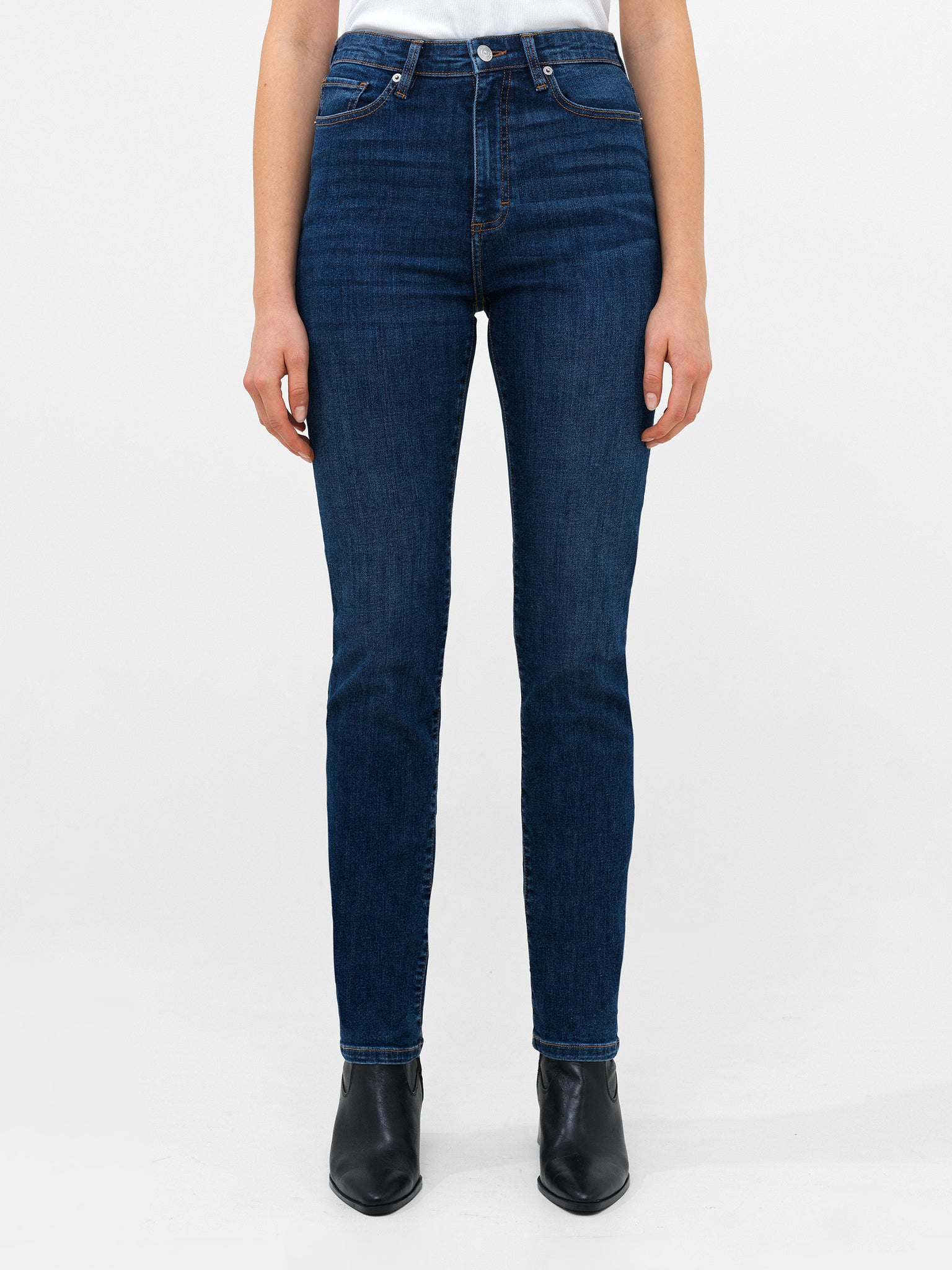 Stretch Denim Cigarette Fit Full Length Jeans | French Connection