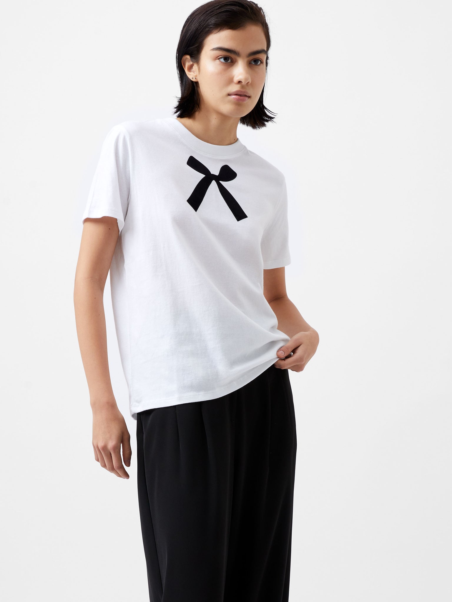 Bow Graphic T-Shirt | French Connection