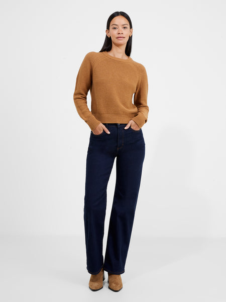 Lily Mozart Long Sleeve Crew Neck Jumper Camel | French Connection