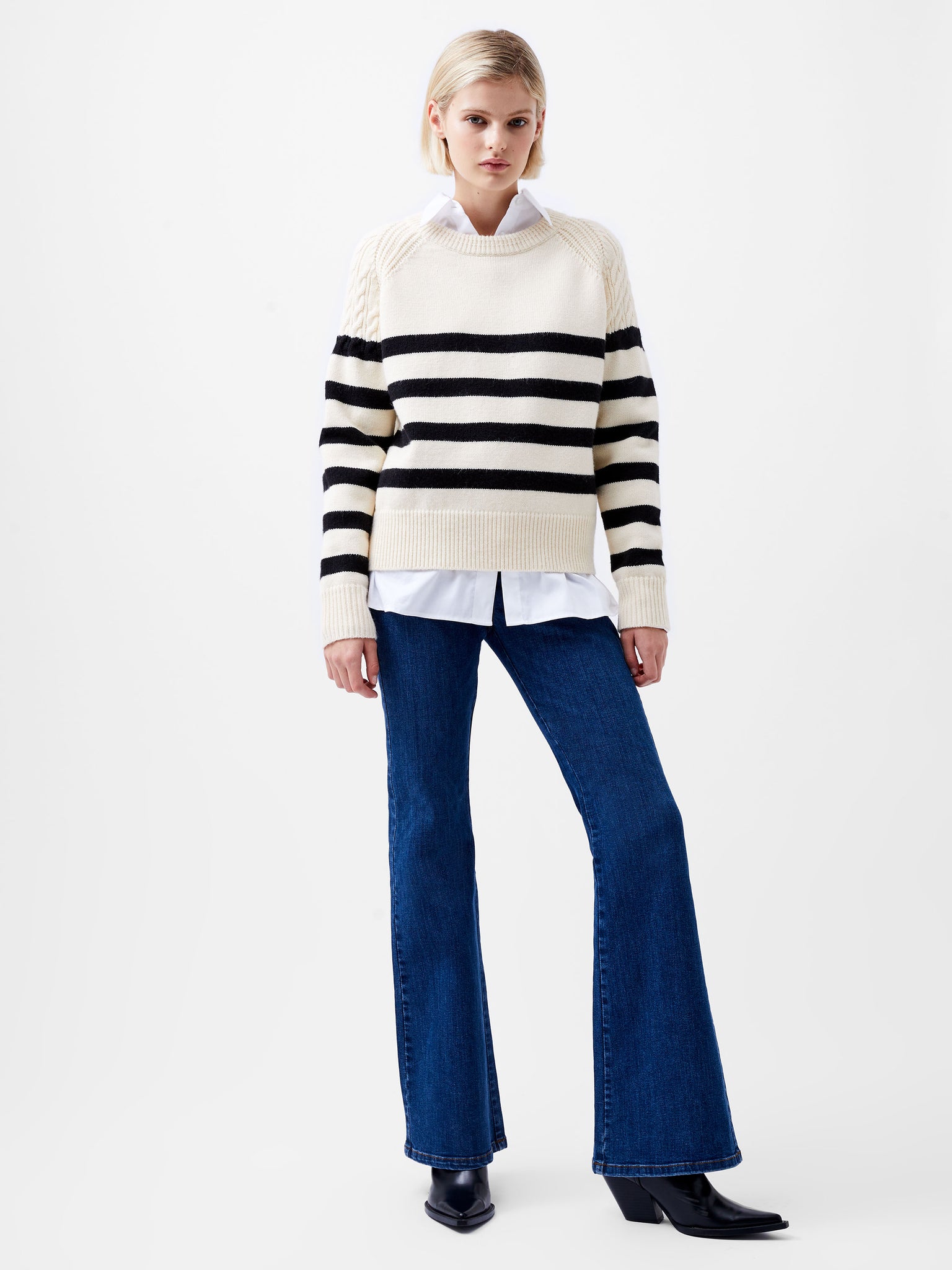 Quinley Stripe Jumper | French Connection